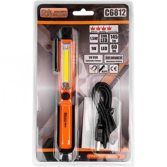 RICHMANN LATARKA DŁUGOPISOWA AKU 1,5W + 1W UCH MAG -zdjęcie numer 6