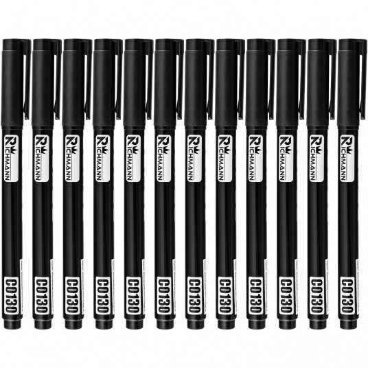 RICHMANN MARKER BUDOWLANY CIENKI CZARNY C0130 -zdjęcie numer 2