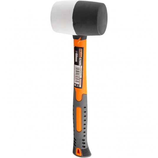 RICHMANN MŁOTEK GUMOWY 60 FIBERGLASS BIAŁO-CZARNY -zdjęcie numer 6