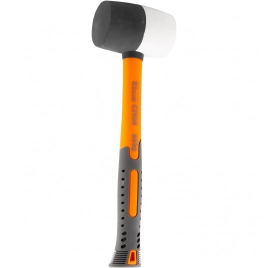 RICHMANN MŁOTEK GUMOWY 60 FIBERGLASS BIAŁO-CZARNY -zdjęcie numer 2