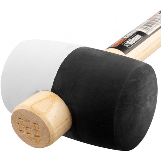 RICHMANN MŁOTEK GUMOWY 90 BIAŁO-CZARNY R. DREWNO -zdjęcie numer 4