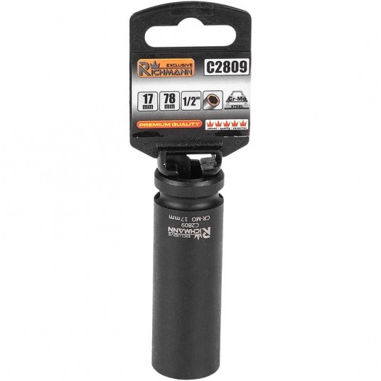 RICHMANN NASADKA UDAROWA 1/2" 15mm DŁUGA C2807 -zdjęcie numer 1