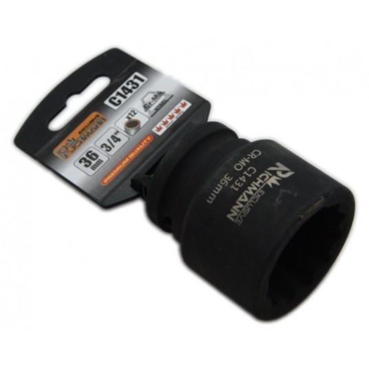 RICHMANN NASADKA UDAROWA 12-KĄTNA 3/4" 36mm C1431 -zdjęcie numer 1