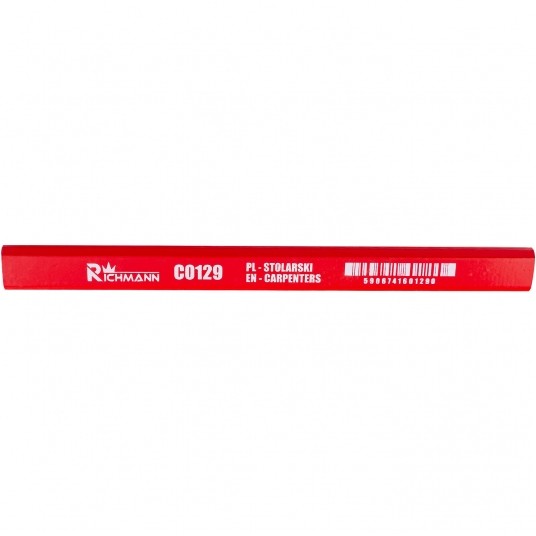 RICHMANN OŁÓWEK STOLARSKI PŁASKI 18cm 55szt BOX -zdjęcie numer 2