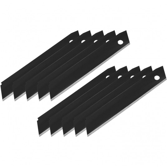 RICHMANN OSTRZA ZAPASOWE DO NOŻA 18mm 10szt CZARNE -zdjęcie numer 4