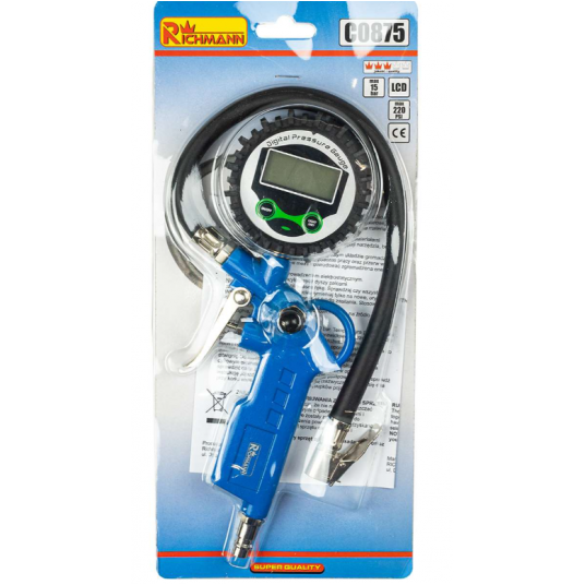 RICHMANN PISTOLET DO POMPOWANIA KÓŁ CYFR.MAN C0875 -zdjęcie numer 4