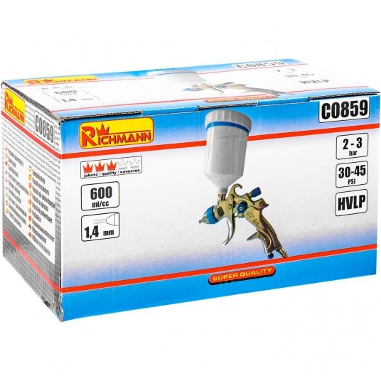 RICHMANN PISTOLET LAKIERNICZY 1.4mm 0,6L C0859 -zdjęcie numer 5