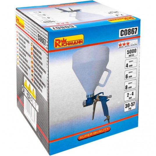 RICHMANN PISTOLET PNEUM. DO TYNKÓW C0867 5L -zdjęcie numer 6