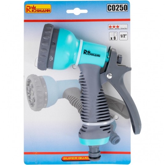 RICHMANN PISTOLET ZRASZAJĄCY 9 FUNKCJI 1/2 C0250 -zdjęcie numer 4