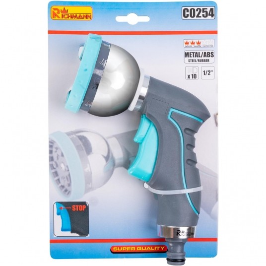 RICHMANN PISTOLET ZRASZAJĄCY METAL/GUMA 10-F C0254 -zdjęcie numer 5