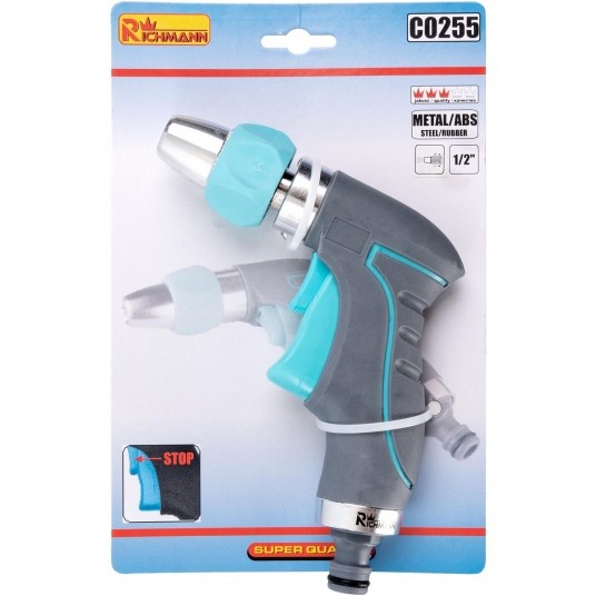 RICHMANN PISTOLET ZRASZAJĄCY METAL/GUMA REG. C0255 -zdjęcie numer 4