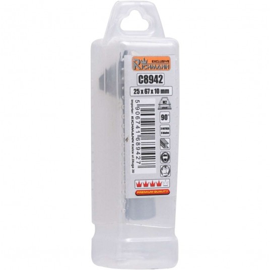 RICHMANN POGŁĘBIACZ STOŻKOWY HSS 25x67x10mm C8942 -zdjęcie numer 4