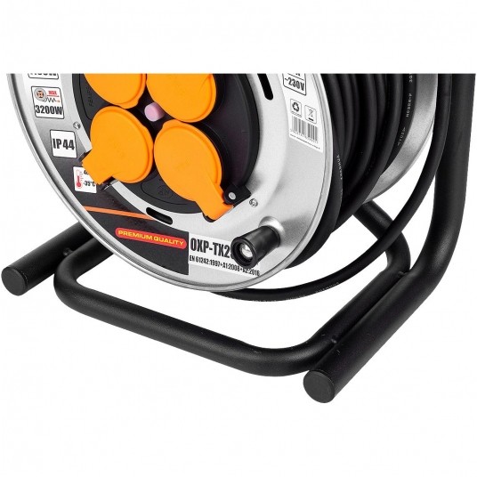 RICHMANN PRZEDŁUŻACZ BĘBNOWY 4 GNIAZDA 25m 3X1.5 -zdjęcie numer 3