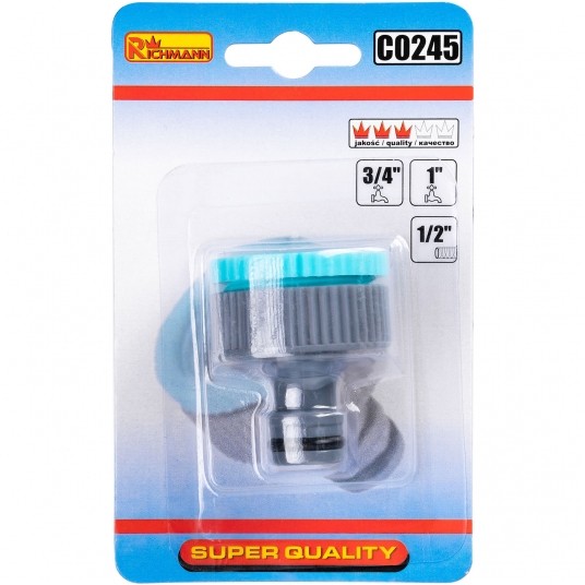 RICHMANN PRZYŁĄCZE DO KRANU 3/4' - 1' WEW. C0245 -zdjęcie numer 3
