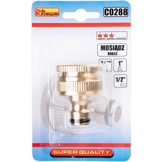 RICHMANN PRZYŁĄCZE DO KRANU 3/4' - 1' WEW. MOSIĄDZ -zdjęcie numer 3