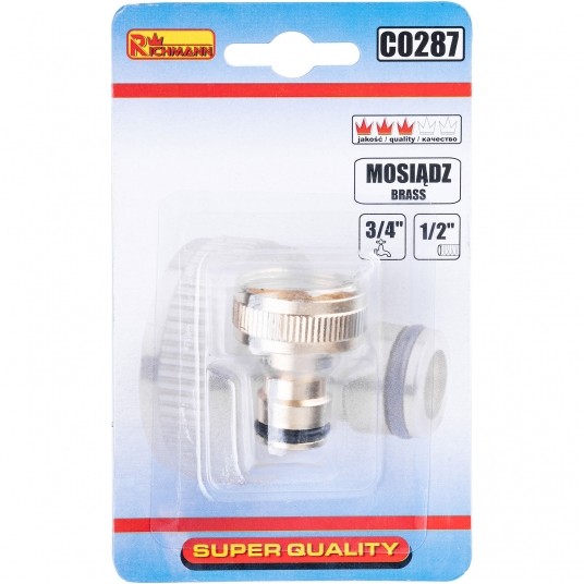 RICHMANN PRZYŁĄCZE DO KRANU 3/4' WEW. MOSIĄDZ -zdjęcie numer 3