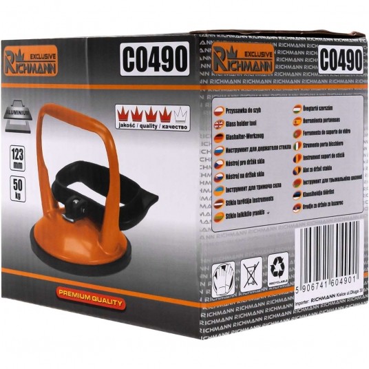 RICHMANN PRZYSSAWKA DO SZYB ALUM.123mm 50kg C0490 -zdjęcie numer 4