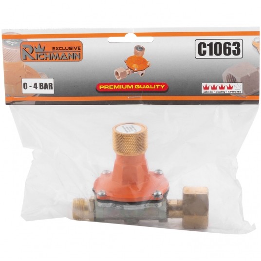 RICHMANN REDUKTOR GAZOWY REGUL. 1-4 BAR DO PALNIKA -zdjęcie numer 5