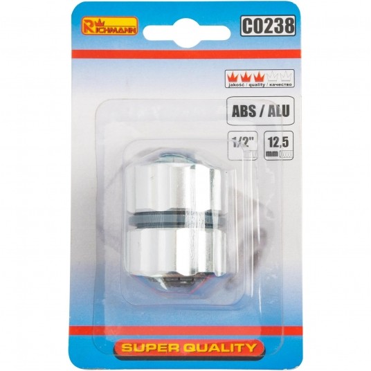 RICHMANN REPARATOR DO WĘŻA OGR 1/2' ALU/GUMA C0238 -zdjęcie numer 3