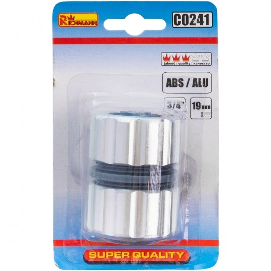 RICHMANN REPARATOR DO WĘŻA OGR 3/4' ALU/GUMA C0241 -zdjęcie numer 3