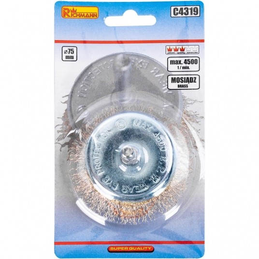 RICHMANN SZCZOTKA DO WIERT. DOCZOŁOWA 75mm MOS. -zdjęcie numer 1