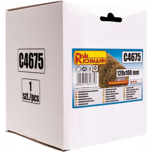 RICHMANN SZCZOTKA DRUCIANA 120X100 DO SATYNIARKI -zdjęcie numer 3