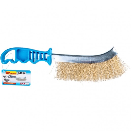 RICHMANN SZCZOTKA DRUCIANA MOSIĄDZ 240MM PL.RĄCZKA -zdjęcie numer 1