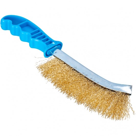 RICHMANN SZCZOTKA DRUCIANA MOSIĄDZ 240MM PL.RĄCZKA -zdjęcie numer 2