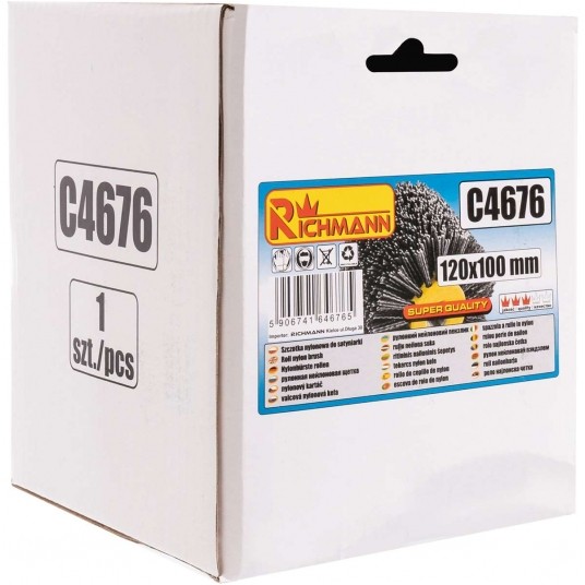 RICHMANN SZCZOTKA NYLONOWA GRZEBIEŃ 120x100 C4676 -zdjęcie numer 3