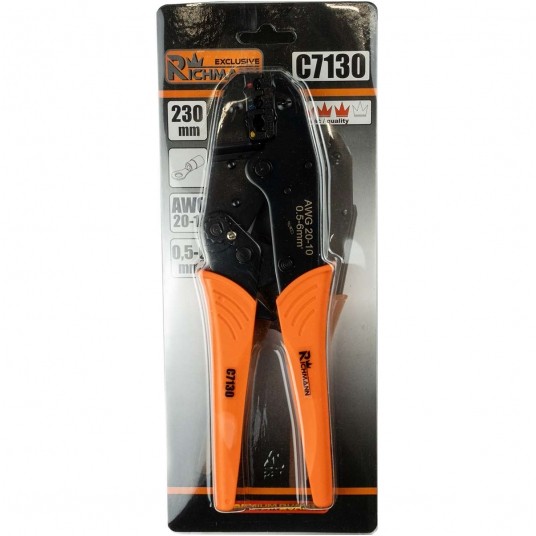 RICHMANN SZCZYPCE DO ZACISKANIA KOŃC IZOLOW C7130 -zdjęcie numer 4