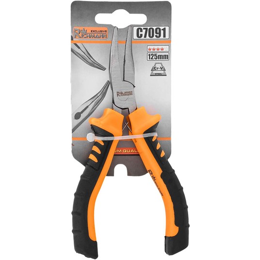 RICHMANN SZCZYPCE MINI WYDŁUŻONE WYGIĘT125mm C7091 -zdjęcie numer 1