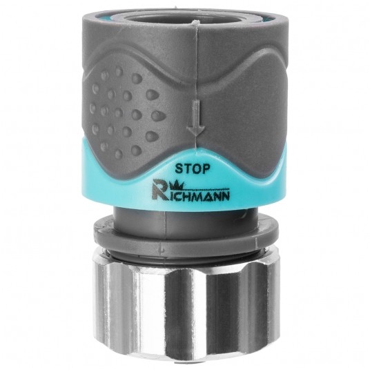 RICHMANN SZYBKOZŁĄCZKA OGR ZE STOPEM 1/2' ALU/GUMA -zdjęcie numer 2