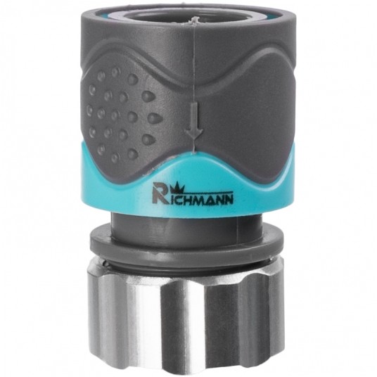 RICHMANN SZYBKOZŁĄCZKA OGRODOWA 1/2' ALU/GUMA -zdjęcie numer 2