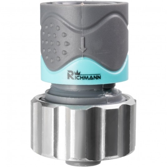 RICHMANN SZYBKOZŁĄCZKA OGRODOWA 3/4' ALU/GUMA -zdjęcie numer 2