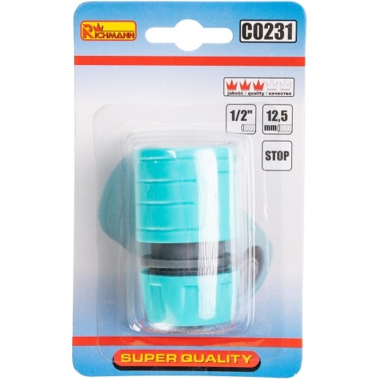 RICHMANN SZYBKOZŁĄCZKA OGRODOWA ZE STOPEM 1/2' -zdjęcie numer 3