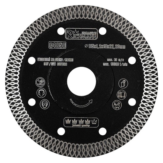 RICHMANN TARCZA DIAM. 115X1.2 CIENKA C4850 -zdjęcie numer 1