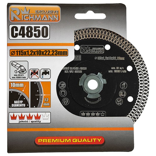 RICHMANN TARCZA DIAM. 115X1.2 CIENKA C4850 -zdjęcie numer 2