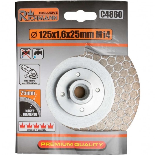 RICHMANN TARCZA DIAM. 125X1.6 CIĘC. I SZLIF. C4860 -zdjęcie numer 4