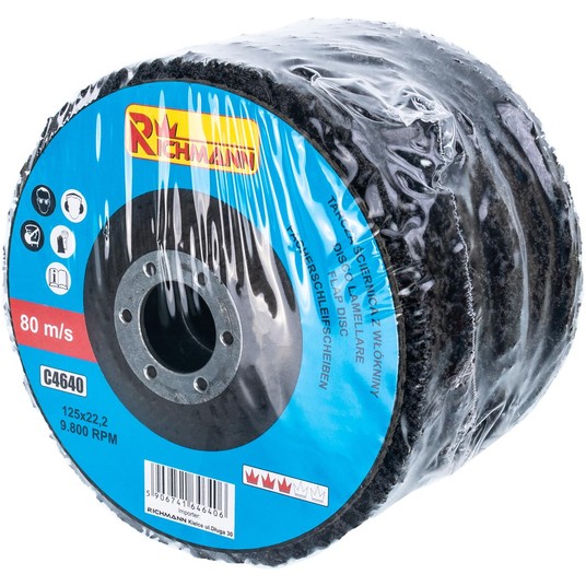 RICHMANN TARCZA ŚCIERNA Z WŁÓKNINY 125mm C4640 -zdjęcie numer 3