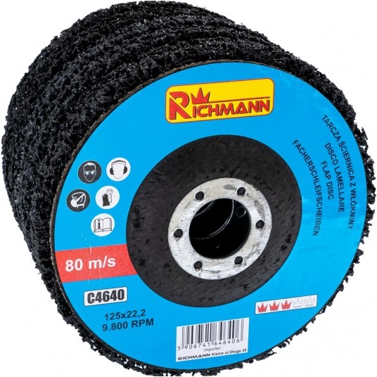 RICHMANN TARCZA ŚCIERNA Z WŁÓKNINY 125mm C4640 -zdjęcie numer 4