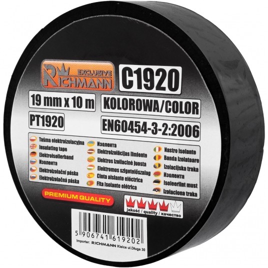 RICHMANN TAŚMA IZOLACYJNA 19mm 10m KOLOROWA C1920 -zdjęcie numer 1