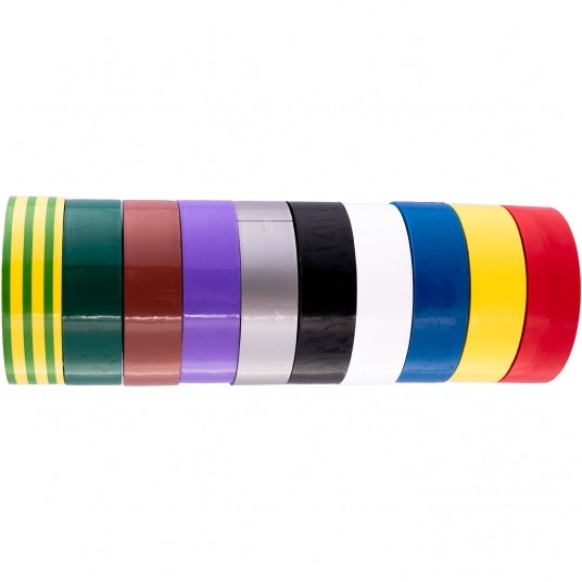 RICHMANN TAŚMA IZOLACYJNA 19mm 10m KOLOROWA C1920 -zdjęcie numer 2