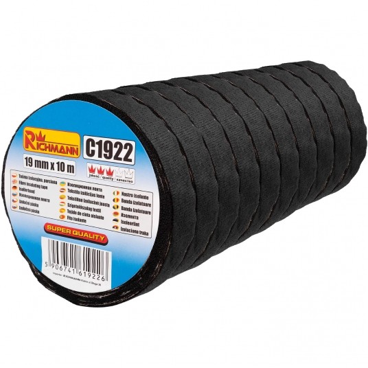 RICHMANN TAŚMA IZOLACYJNA 19mm 10m PARCIANA C1922 -zdjęcie numer 2
