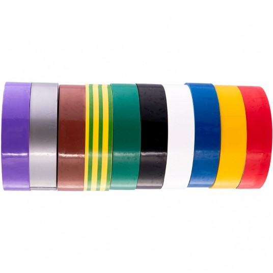 RICHMANN TAŚMA IZOLACYJNA 19mm 20m KOLOROWA C1921 -zdjęcie numer 2