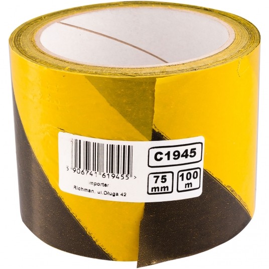 RICHMANN TAŚMA OSTRZEGAWCZA ŻÓŁTO-CZARNA 75/100 -zdjęcie numer 1