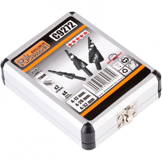 RICHMANN WIERTŁA WIELOSTOPNIOWE SPIR. 4-32mm 3szt -zdjęcie numer 6