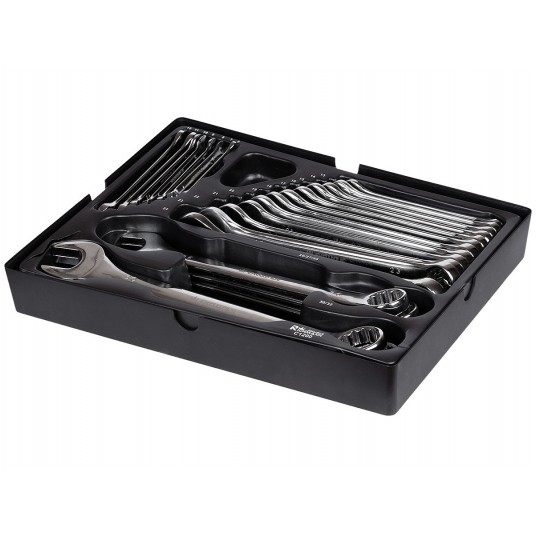 RICHMANN WKŁAD KLUCZE PŁASKO-OCZK 6-32MM 24 EL + T -zdjęcie numer 3