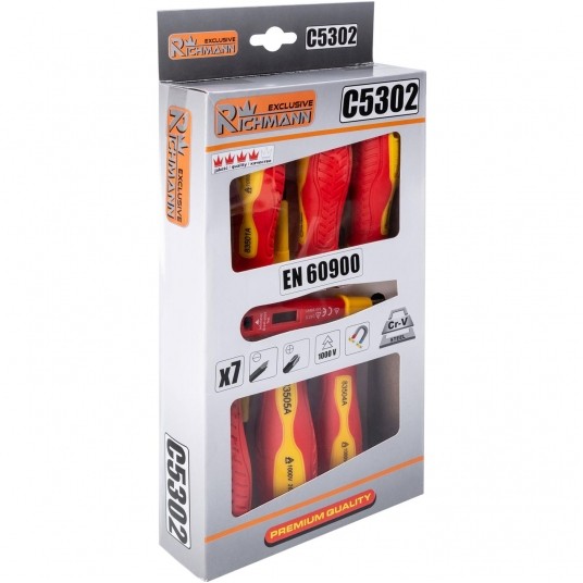 RICHMANN WKRĘTAKI ELEKTRYCZNE 6szt + PRÓBNIK C5302 -zdjęcie numer 1