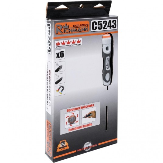 RICHMANN WKRĘTAKI INDUSTRY 6 ELEM. S2 OBR.RĄ C5243 -zdjęcie numer 1