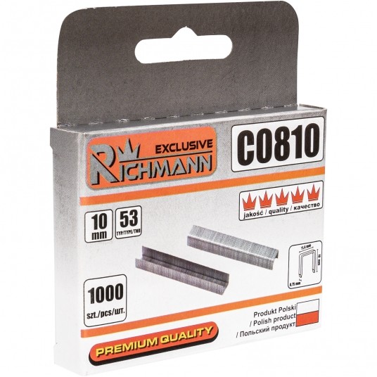 RICHMANN ZSZYWKI 10mm TYP 53 OPAK. 1000szt PL -zdjęcie numer 1